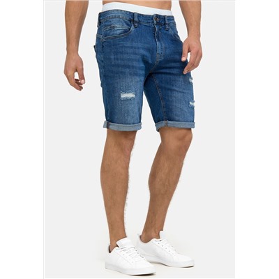 INDICODE JEANS INCADEN - Shorts vaqueros - blau
