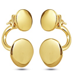 Серьги Геометрия (покрытие золото), Есть комплект