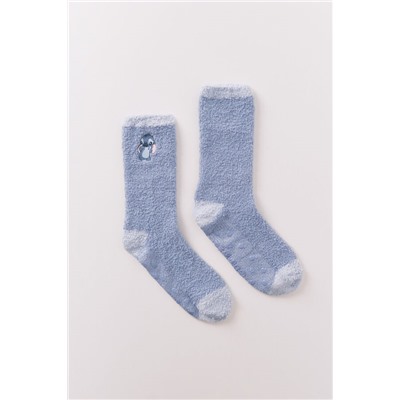 Calcetines largos Stitch azul medio