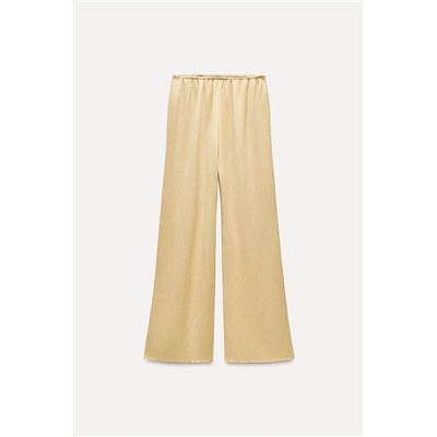 FINELY PLEATED PALAZZO TROUSERS
