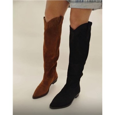 Сапоги рыжие байка