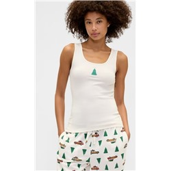 Gap Logo Ribbed Tank Top