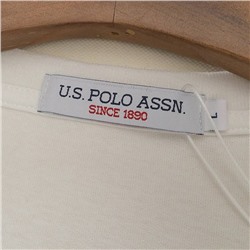 Мужская классическая футболка с вышитым логотипом на  груди  Экспорт U.S. Polo Assn