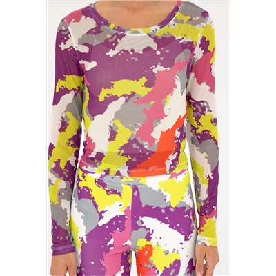 Kadın Fıstık Yeşili Bisiklet Yaka Sweatshirt
