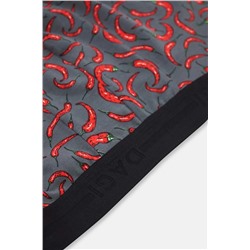 Dagi Siyah 5210 Pamuk Desenli Boxer