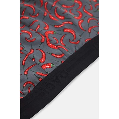 Dagi Siyah 5210 Pamuk Desenli Boxer