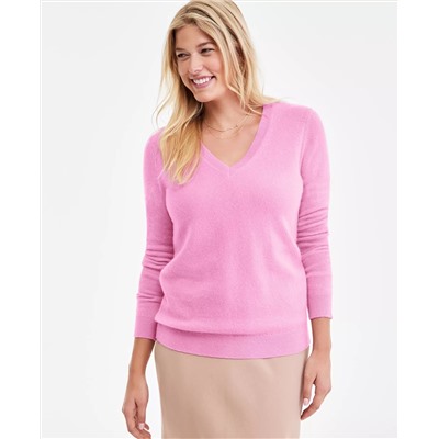 Charter Club Women's V-Neck Long-Sleeve Sweater, Macy's Exclusive
