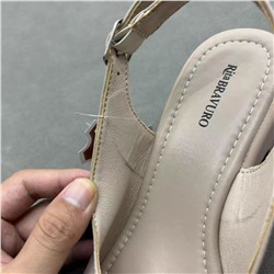 Женские сандалии из натуральной кожи   БРАВУР*О