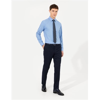 Mavi Slim Fit Uzun Kollu Klasik Gömlek
