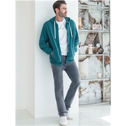 Худи из премиального футера на молнии