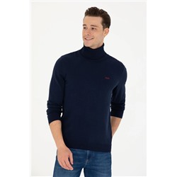 Erkek Lacivert Basic Kazak