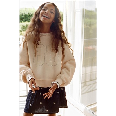 STAR PRINT BERMUDA SKORT