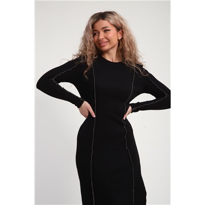 Платье женское кашкорсе со швом ПлЖ-01