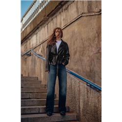 JEANS TRF WIDE LEG TIRO BAJO