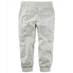 Fair Isle Poplin Joggers