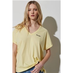 Wrangler Regular Fit Normal Kesim %100 Pamuk V Yaka Tişört W7XKEV