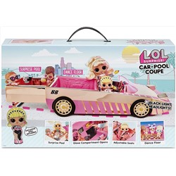 L.O.L. Surprise! Car-Pool Coupe with Exclusive Doll, Surprise Pool & Dance Floor