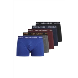 Jack & Jones Karisik 5'li Boxer Şort İç Çamaşır Paketi-Siyah
