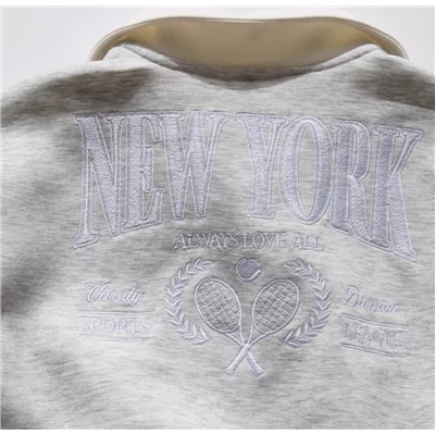 Свитшот с воротником для девочек