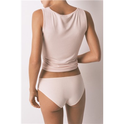 Braga clásica ancha algodón y plumeti rosa