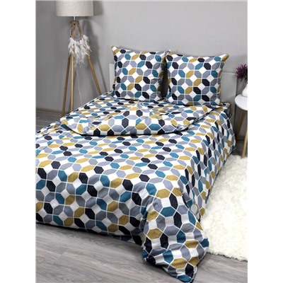 КПБ 2,0 сп бязь 120гр/м2 Текстильная коллекция сшивной Майолика 1