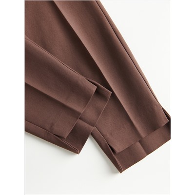 Zigarettenhose mit elastischem Bund