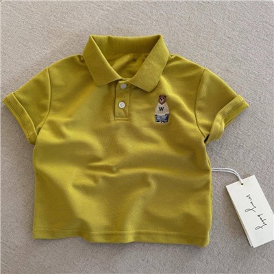 Хлопковая поло для мальчиков