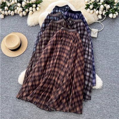 Шифоновая многослойная юбка-макси  6 цветов