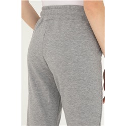 Kadın Gri Melanj Jogger Eşofman Altı