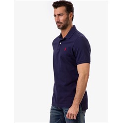 SOLID PIQUE SMALL LOGO POLO SHIRT