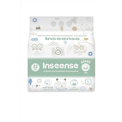Пеленки одноразовые Inseense 60х40 (32 шт)