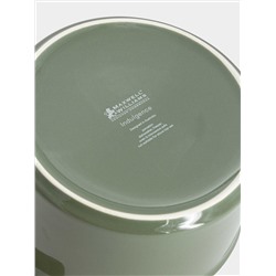 Кастрюля, 1,3 л, с крышкой, фарфор P, серо-зеленая, Indulgence