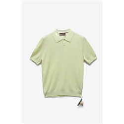 Фактурное мужское поло из смесового льна в стиле old money  (4 цвета)