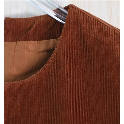 Платье-жилет из вельвета