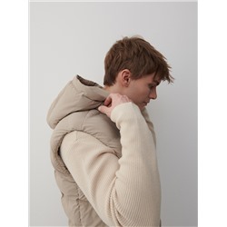 Steppweste mit Stehkragen