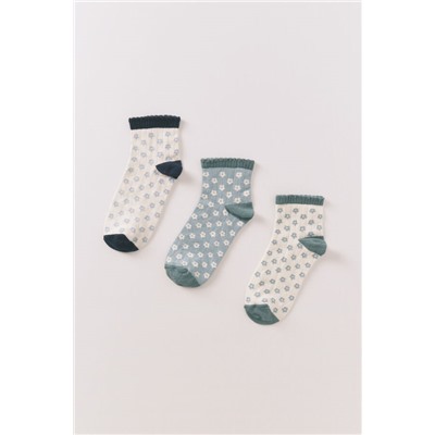 Pack calcetines largos flores