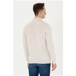 Erkek Taş Melanj Basic Kazak