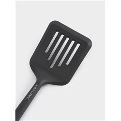 Лопатка с прорезями, 32 см, силикон, графитовая, Streak