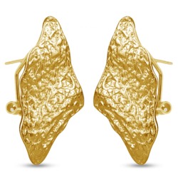 Серьги (покрытие матовое золото)