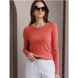 Джемпер тонкой вязки из вискозы с нейлоном