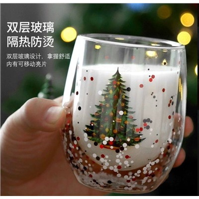 Новогодний стакан. В наборе 2 шт