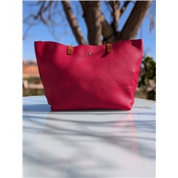 Шоппер из натуральной кожи от испанского производителя PELLE- SHOPPER PIEL (710) Rojo Распродажа