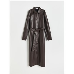 Kleid aus Kunstleder