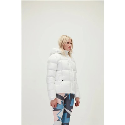 Bad Bear Tinkerbell Puffer Off-White Beyaz Kapüşonlu Kadın Mont