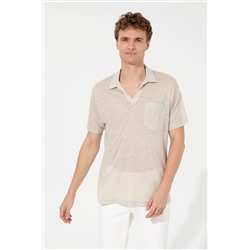 Erkek Taş Polo Yaka Tişört