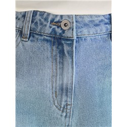 Шорты из эластичного денима