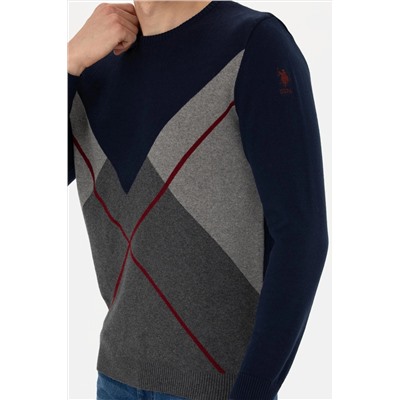 Erkek Lacivert Kazak