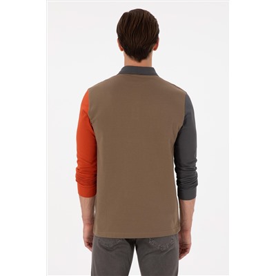 Erkek Haki Sweatshirt