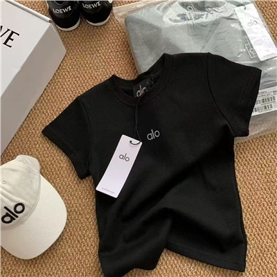 Женская хлопковая футболка AL*O