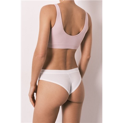 Braga ancha brasileña frunce blanca